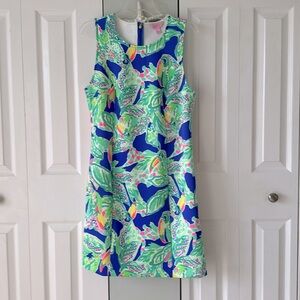 Lilly Pulitzer Scuba Dress Mila Shift.